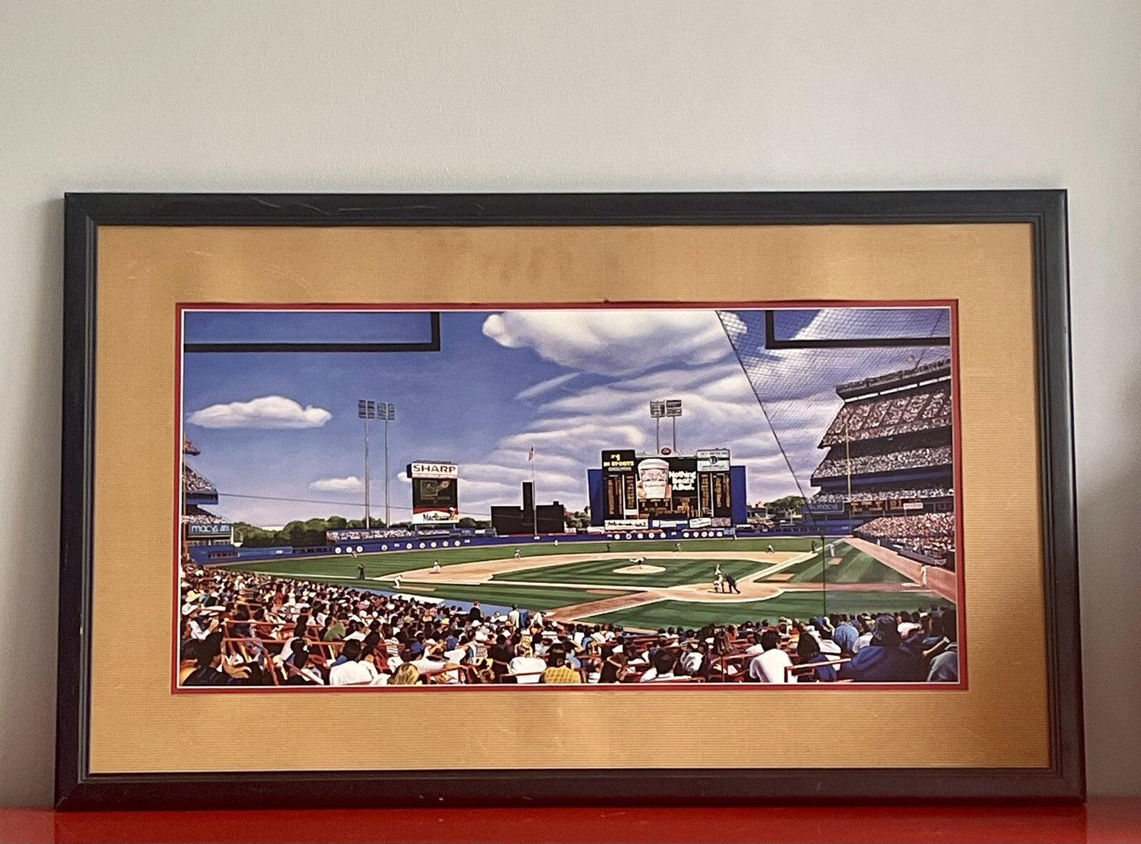 New York Mets Shea Stadium Matinee Photorealistic Limited Edition Lithograph NYC1