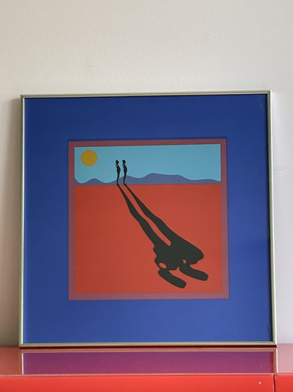 TROVA Abstract Art 1970 Serigraph Print Pace NYC Exhibition Poster Postmodern1