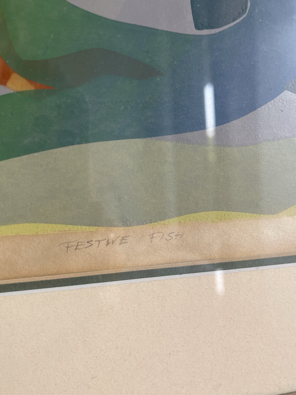 Framed Tropical Beach Decor FESTIVE FISH by Rita Kaye Fine Art Ltd Ed 4/5 Litho3