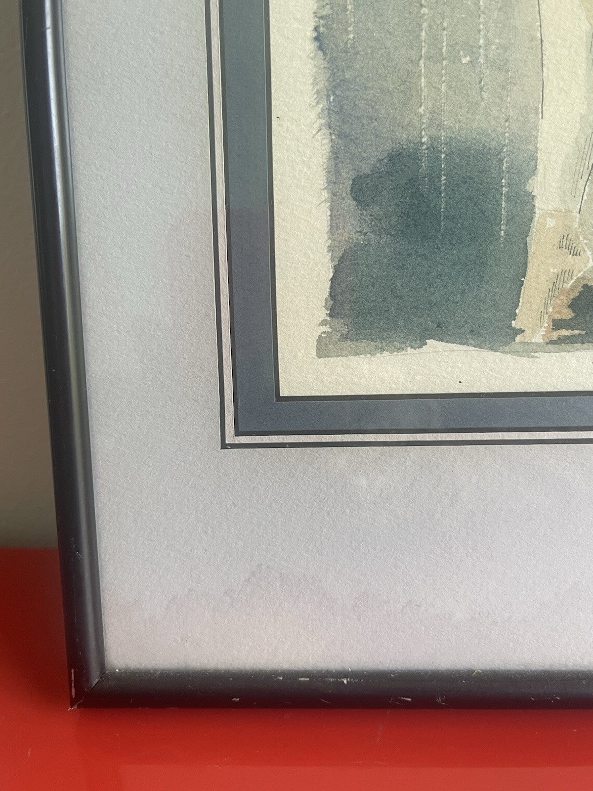 1988 Fine Art Original Watercolor Painting 3 Seasons In The Rain Signed Oakley4