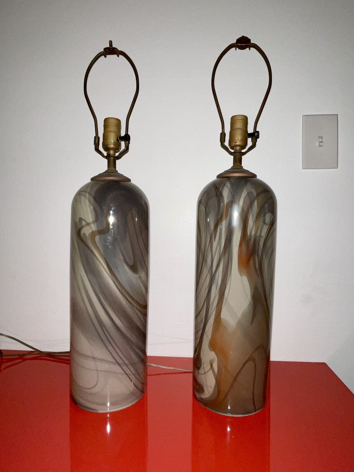 GLASSLIGHT STUDIOS 80s Art Glass Table Lamps - Candace & Joel Bless Pennsylvania3