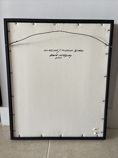 David McKirdy 2000 Burned Glassine Graphite & Museum Board Contemporary Art3