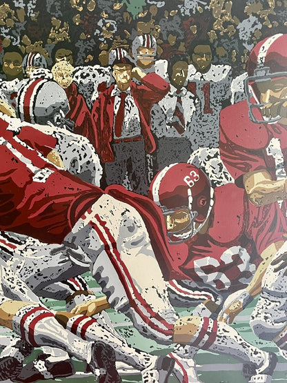 Alabama vs Ohio State Sugar Bowl 1978 Signed LE Serigraph RICK RUSH $5000 MSRP4