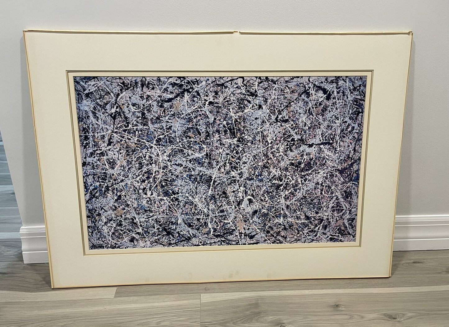 Orig Vintage Jackson Pollock MOCA LA Museum Exhibition Poster 1984 “Number One”0