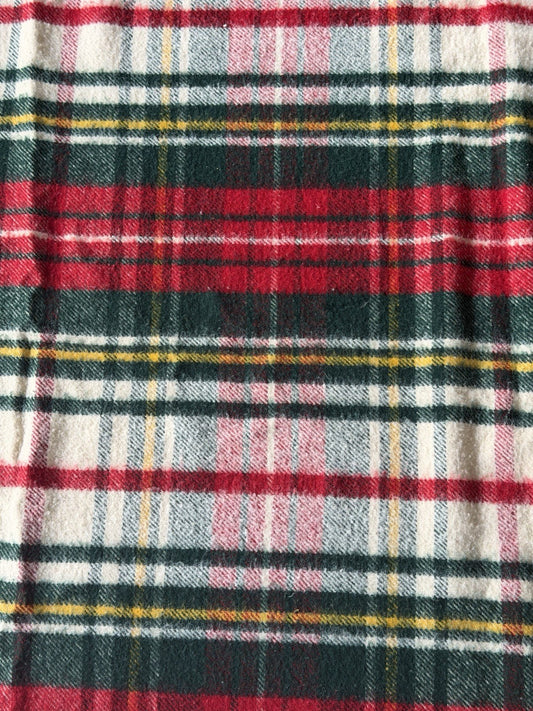 Early LL Bean Classic Plaid Wool Blanket 60 x 85 Twin Full Iconic Maine Cottage0