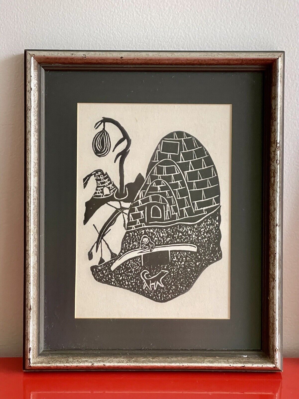 Inuit Stone Block Prints Vintage 1970s Napartuk Amituk Indigenous Art Canada3