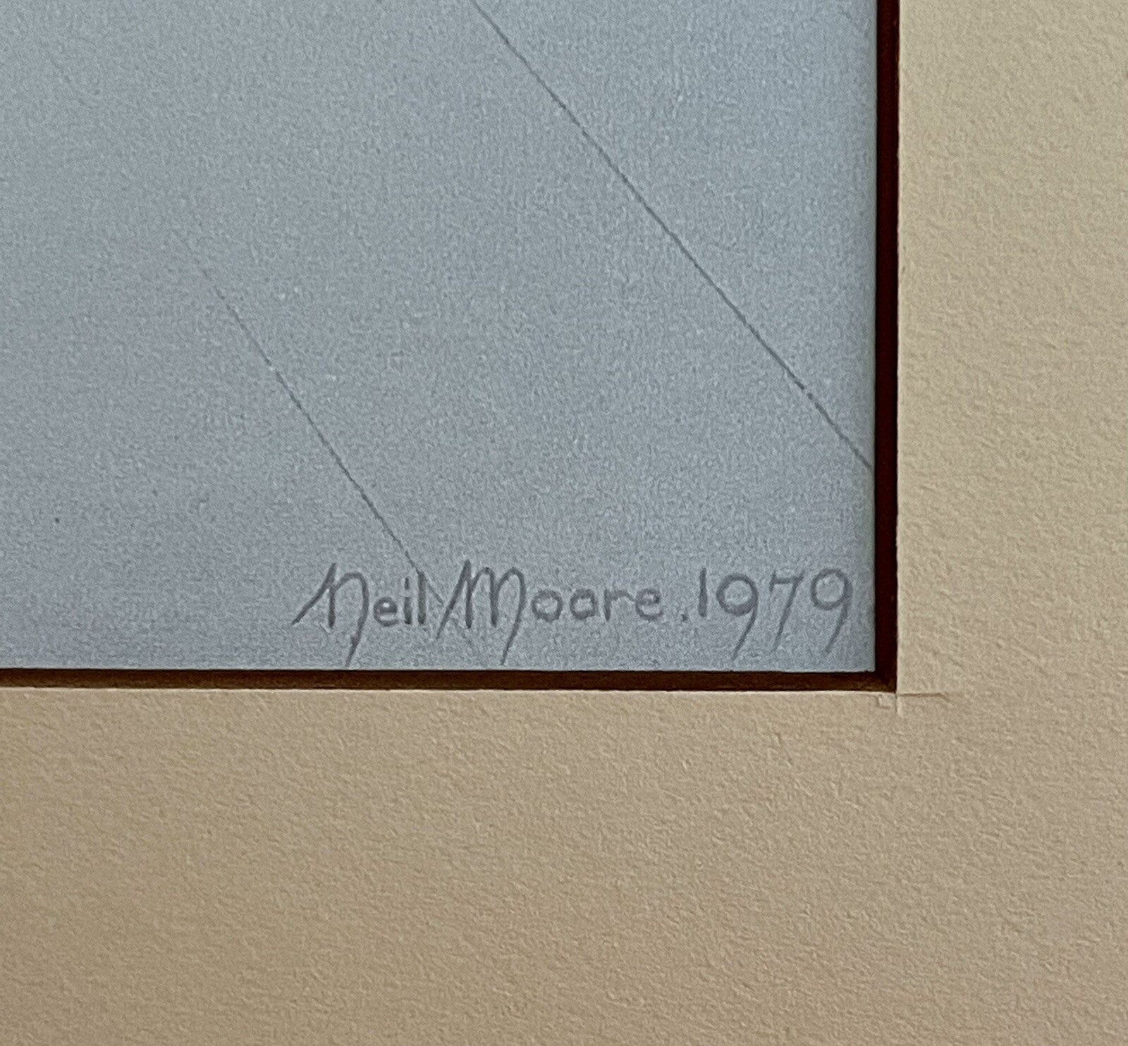Contemporary Figurative Realist 1979 Matted Print “Mute Swan Song” Neil Moore4