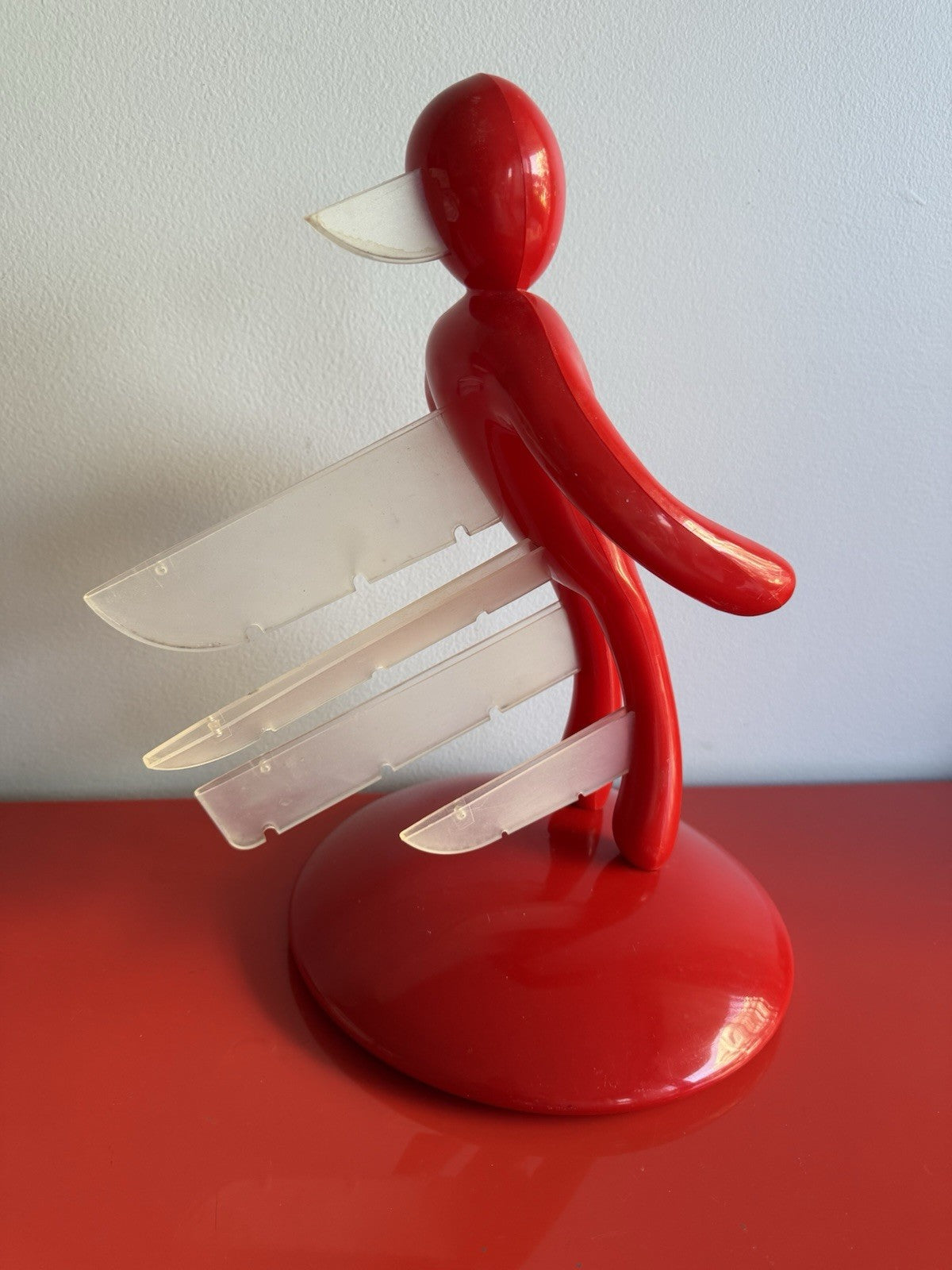 Raffaele Iannello Voodoo Red Kitchen Knife Block 2000s Postmodernism Whimsy1