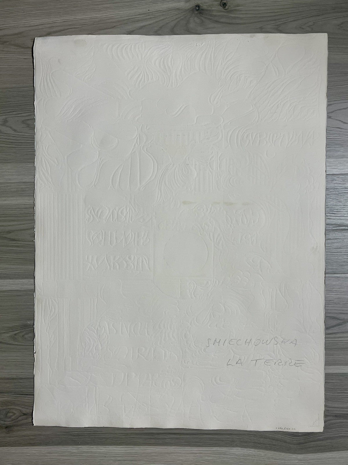 Krystyna SMIECHOWSKA Intaglio Etching Polish Modernism Abstract Signed5