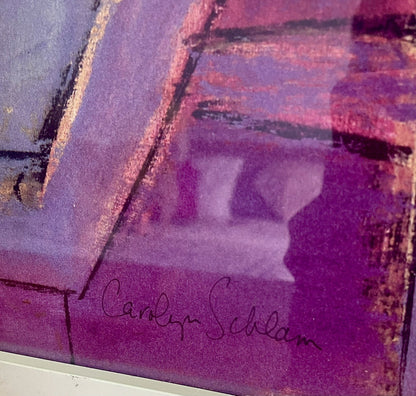 Carolyn Schlam Abstract Postimpressionistic Art STILL LIFE Signed Numbered Litho2
