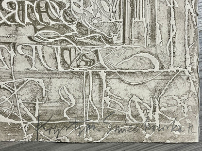 Krystyna SMIECHOWSKA Intaglio Etching Polish Modernism Abstract Signed4