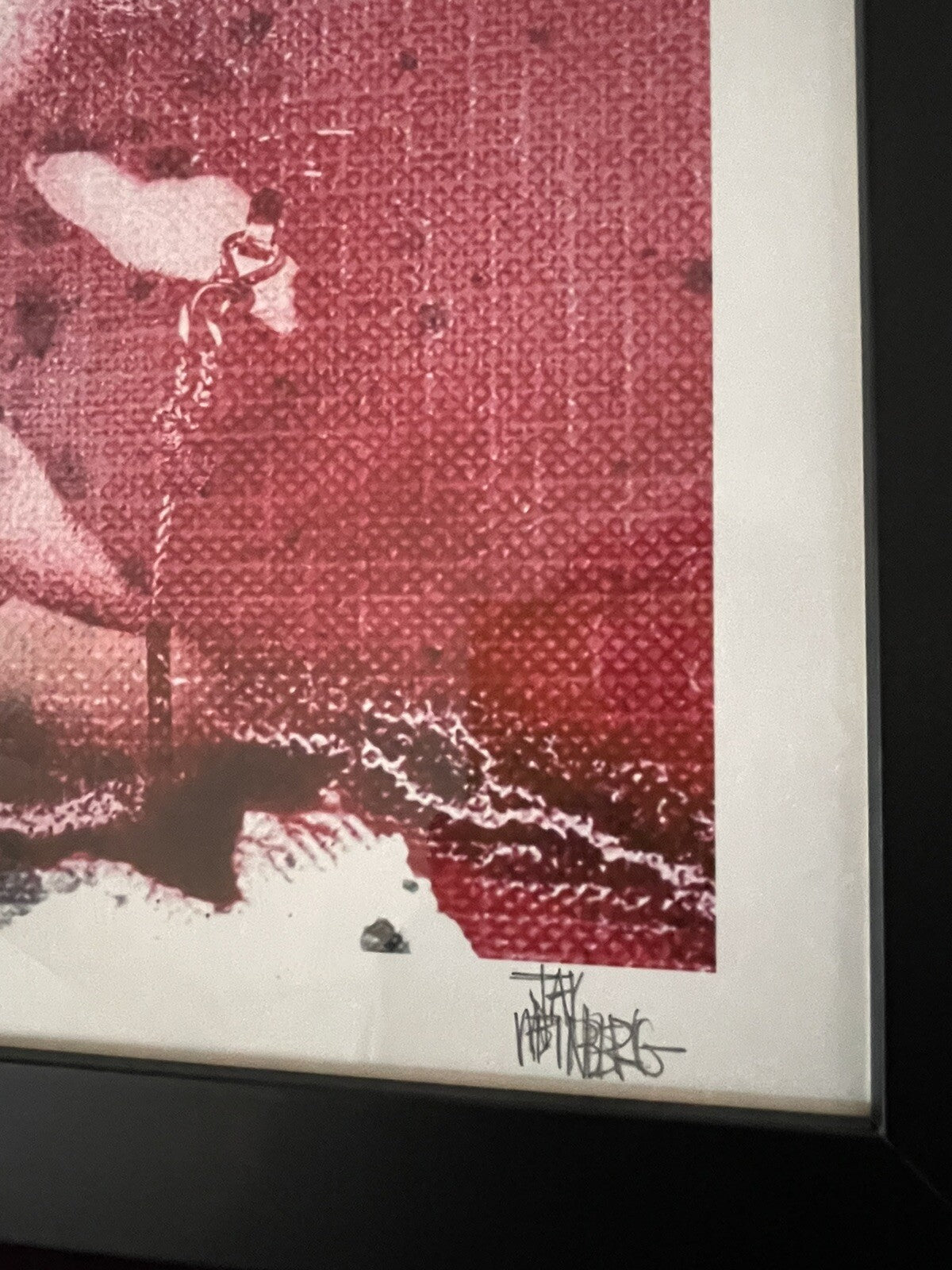 Slipknot Drummer Jay Weinberg Fine Art Collage Monoprint Abstract Surrealism1