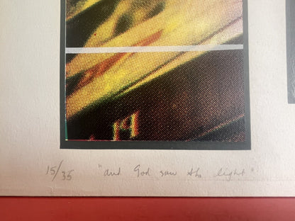 Bill Meyer Australia 1977 Fine Art Print “And God Saw The Light” 15/35 Bicycle4