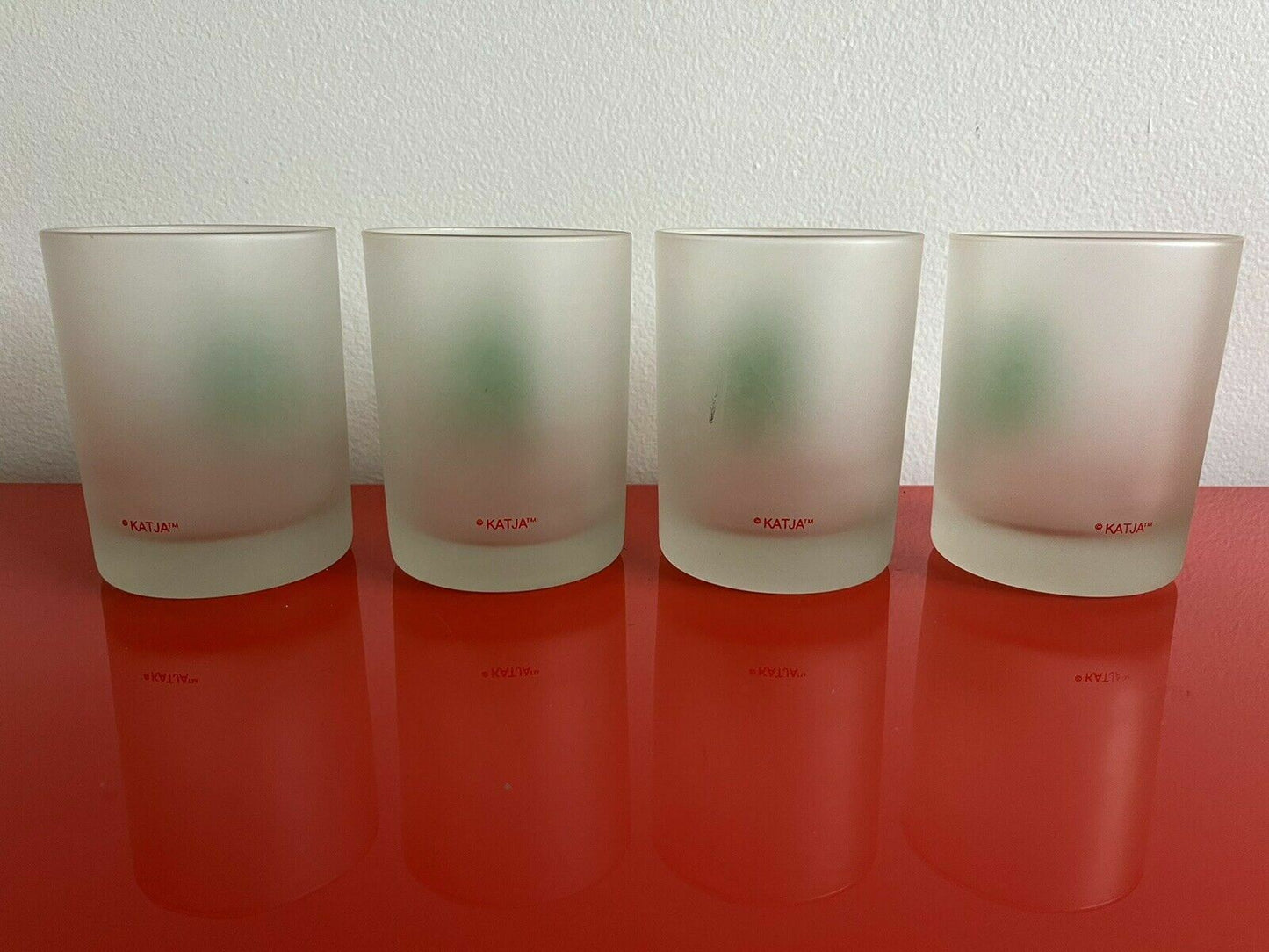 KATJA Christmas Glasses Set Of 4 Retro 80s 90s Graphic Memphis Design Postmodern5