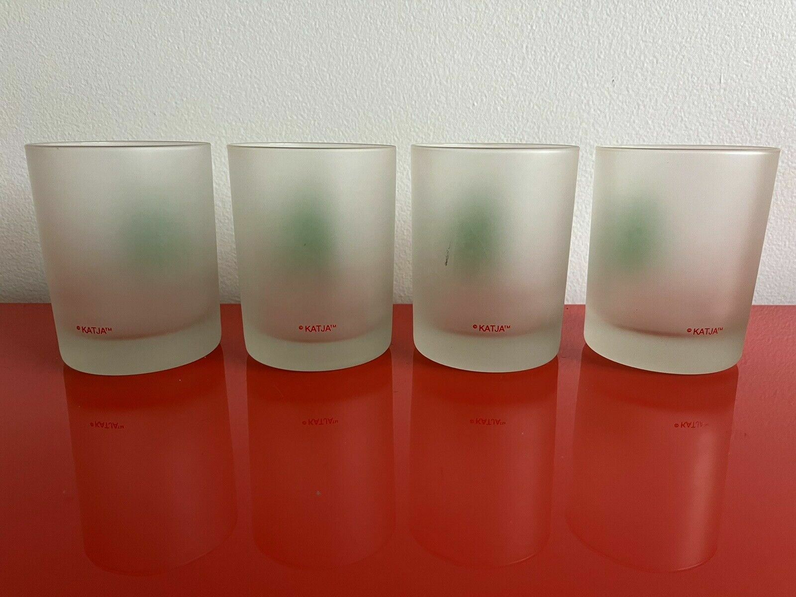 KATJA Christmas Glasses Set Of 4 Retro 80s 90s Graphic Memphis Design Postmodern5