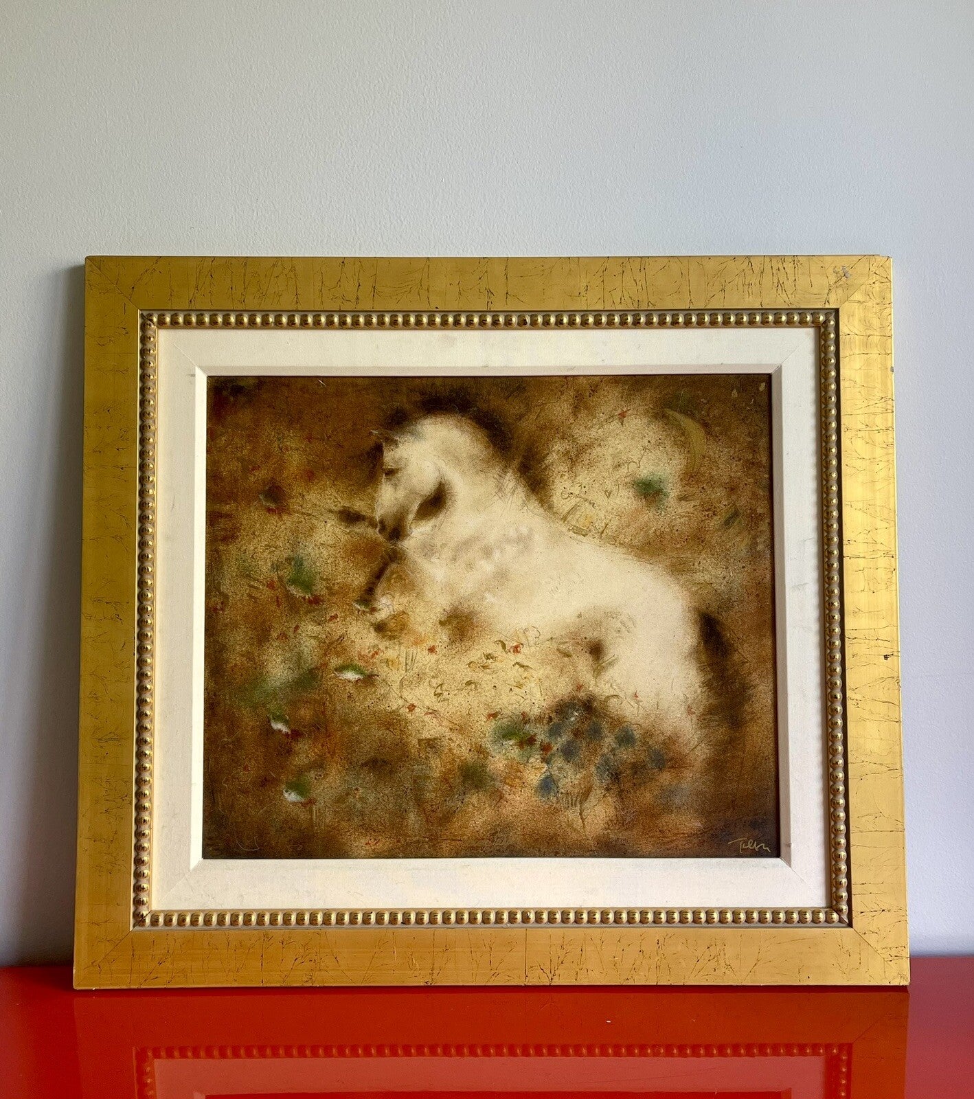 Janet Treby Dancing Spirit Abstract Horse Fine Art Canvas Giclee Ltd Ed 149/1500