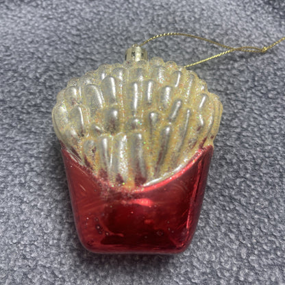 French Fries Xmas Ornament Christmas Tree Decoration Lot Of 5 KITSCH1