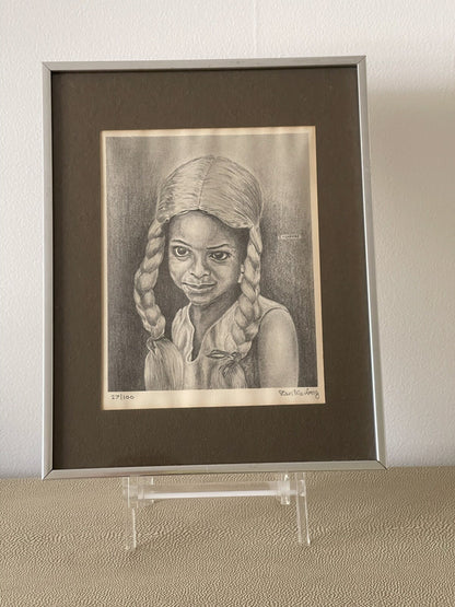 STAN MOSBERG “Blondes Have More Fun” Afro-Political Social Realism 1960s Litho1