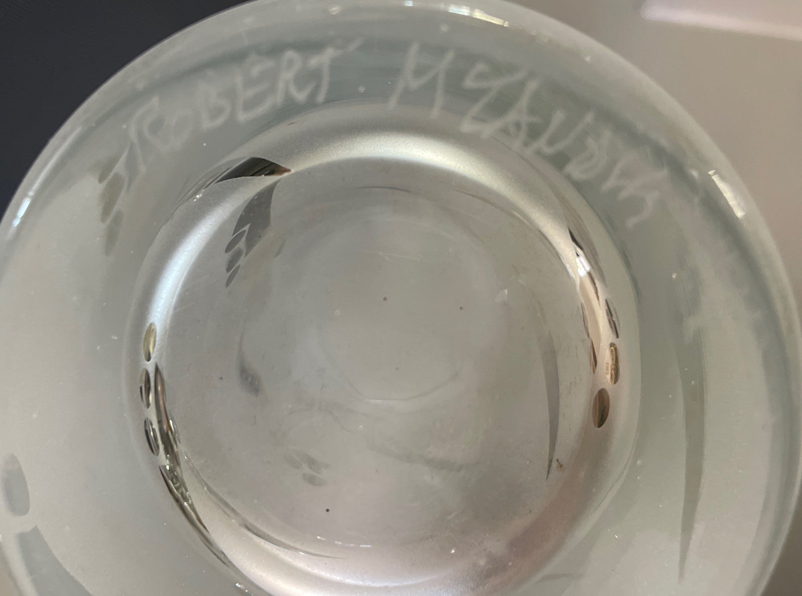 Robert McCandless 11” Frosted Art Glass Vase 90s Memphis Milano Postmodernism3