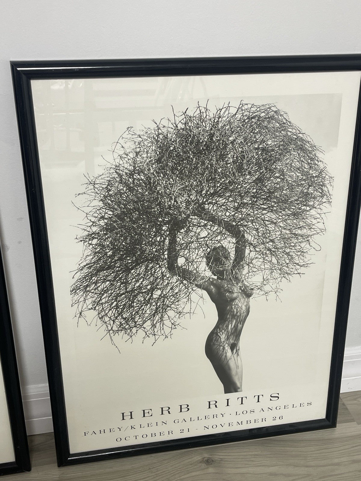 Herb Ritts Framed 1980s LA Exhibition Poster Fahey Klein Iconic Photography Sexy0