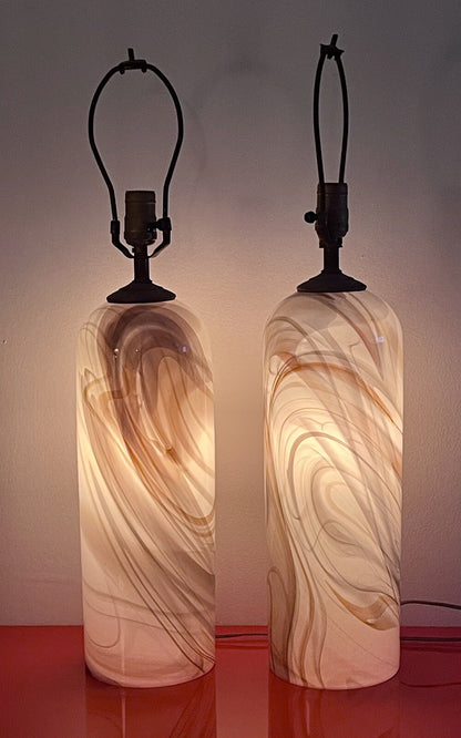 GLASSLIGHT STUDIOS 80s Art Glass Table Lamps - Candace & Joel Bless Pennsylvania0