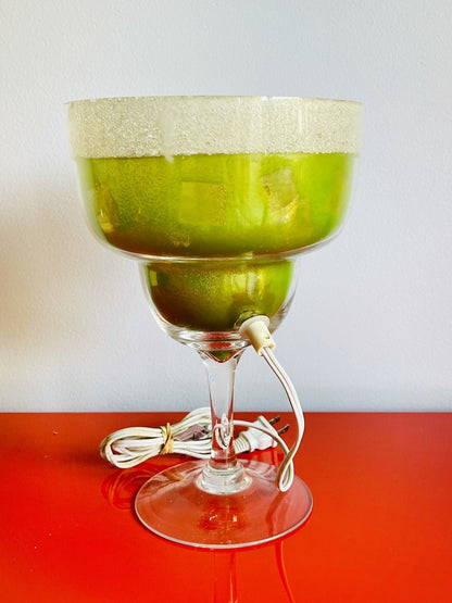Margarita Cocktail Bar Lamp Kitsch Tiki Barware 12” Retro 80s 90s Novelty Light5