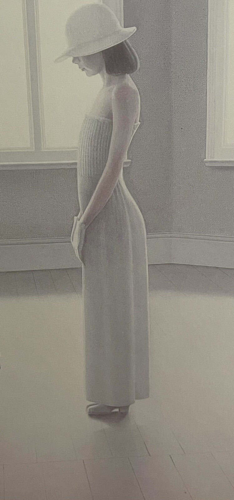 Contemporary Figurative Realist 1979 Matted Print “Mute Swan Song” Neil Moore3