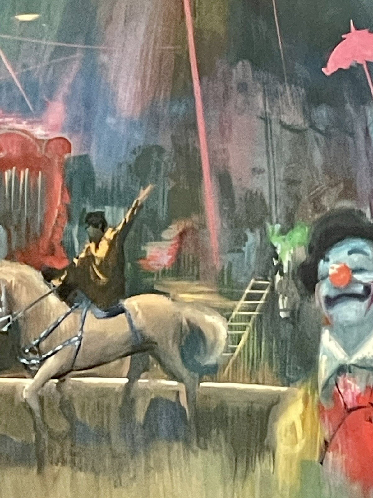 Fine Art Circus Litho Midcentury MCM MARCEL DULAC “Le Cirque” Vintage Clowns4