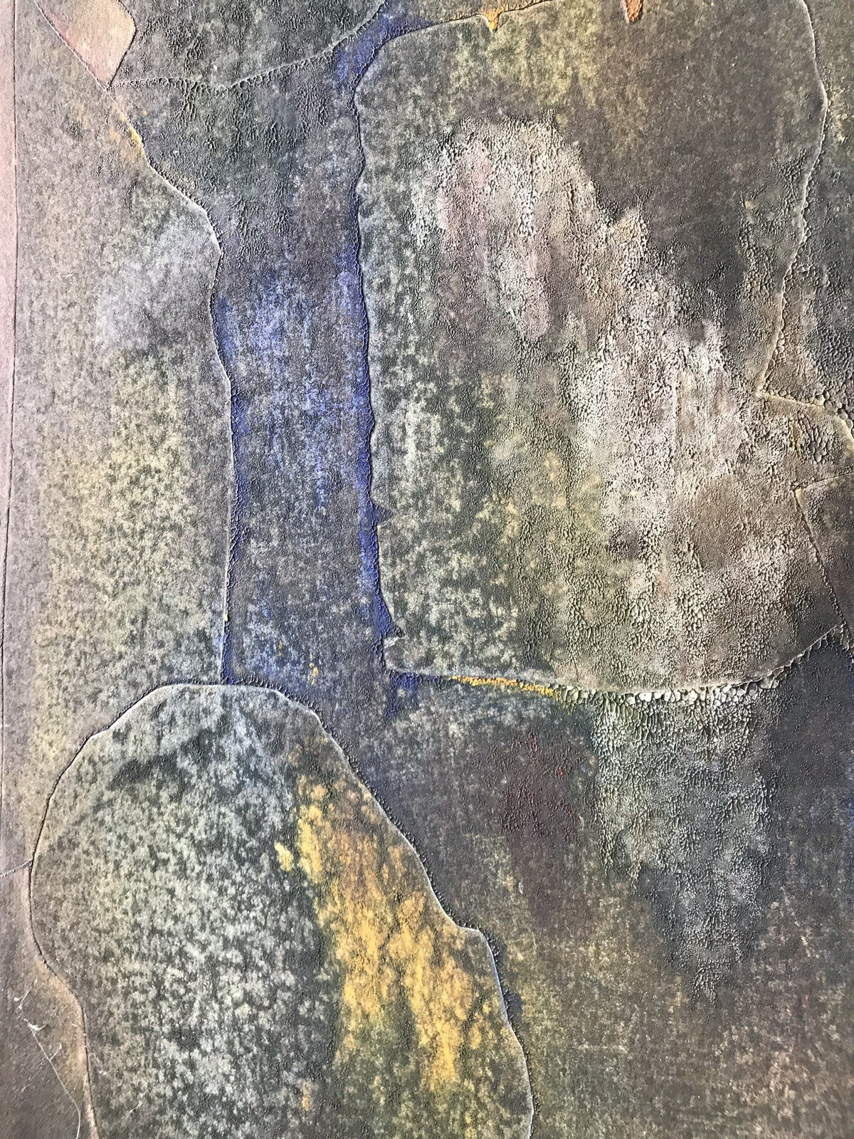 1993 Abstract MIXED MEDIA Oil on Paper Signed Print 22" x 28" Contemporary Art2