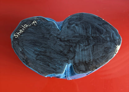 1979 Ceramic Denim Jeans Planter Vase Funky Hand Painted Hyperrealism Pop Art4
