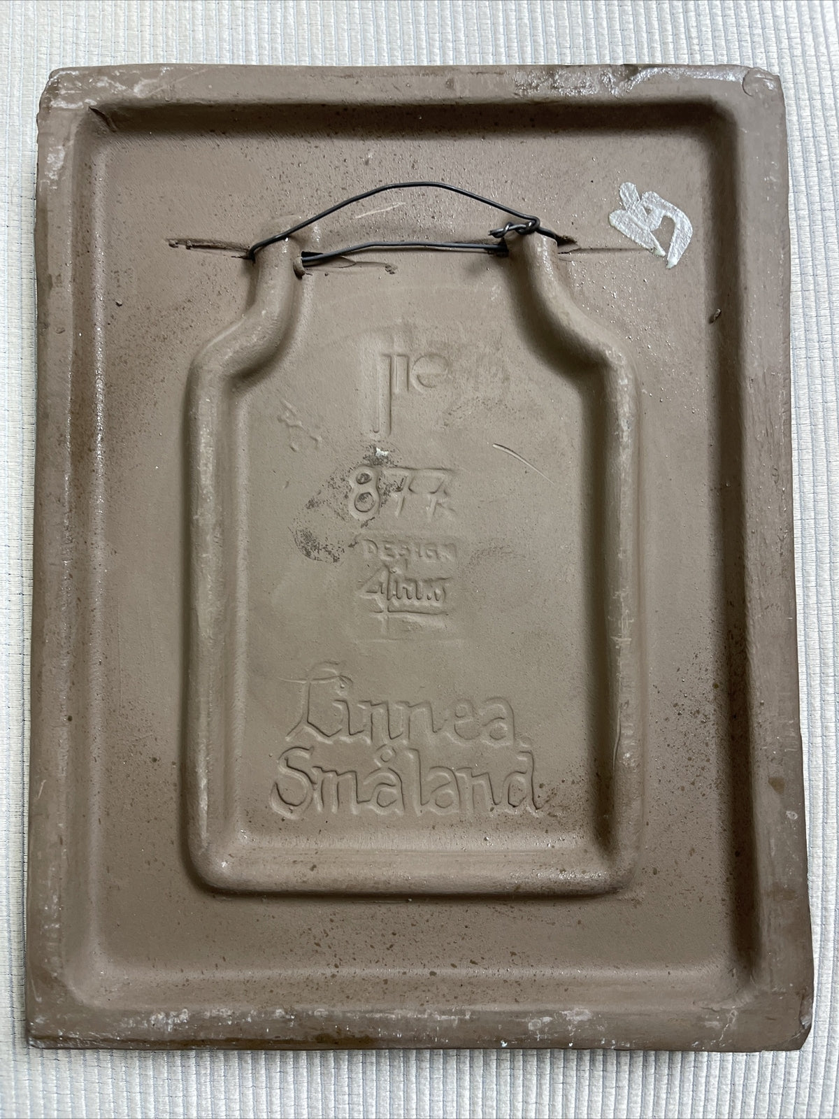 Aimo Nietosvuori 1970s JIE GANTOFTA Sweden Art Pottery Floral Wall Plaque Tiles5