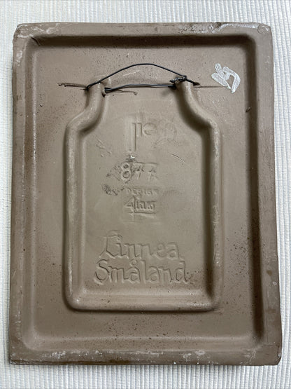 Aimo Nietosvuori 1970s JIE GANTOFTA Sweden Art Pottery Floral Wall Plaque Tiles5