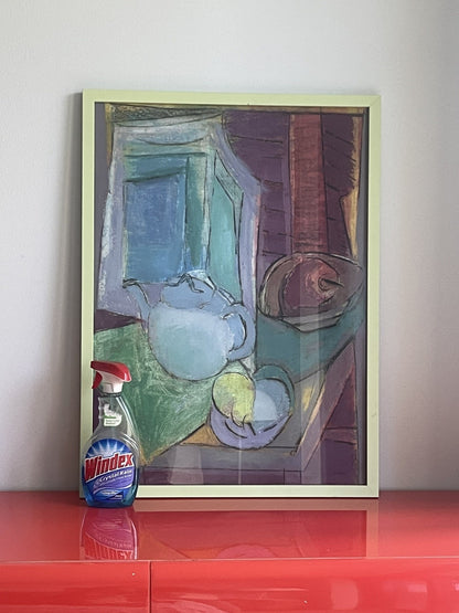 Carolyn Schlam Abstract Postimpressionistic Art STILL LIFE Signed Numbered Litho5
