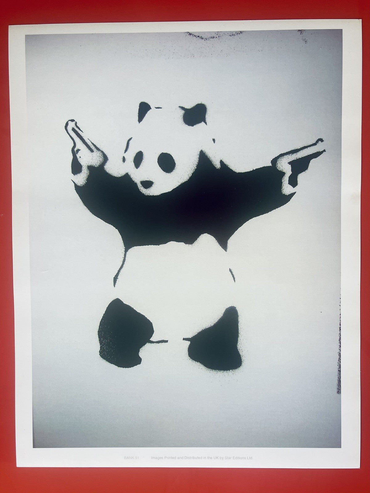 Banksy Pandamonium 2020 Fine Art Licensed Reproduction by Star Editions UK 11x142
