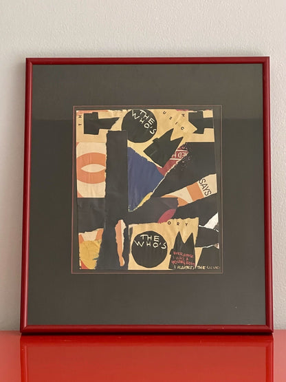 The Who’s TOMMY Original Collage Mixed Media Art Rock & Roll Pinball Wizard OOAK1