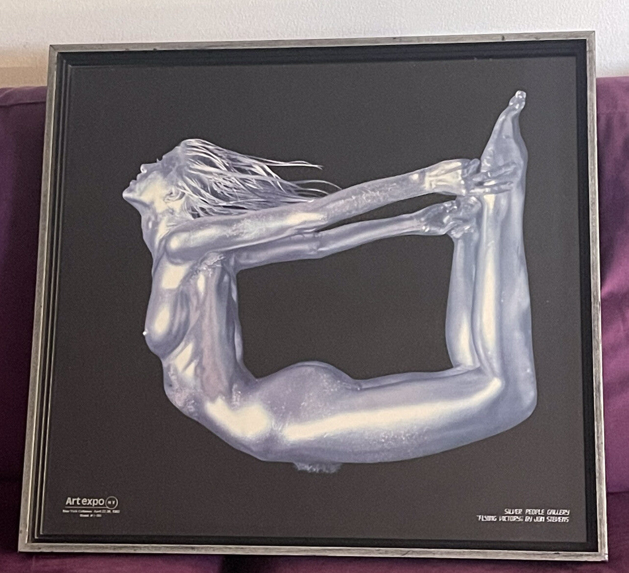 RARE Jon Stevens Silver People ArtExpo Promo 1982 Avant Garde Art Hyperrealism1