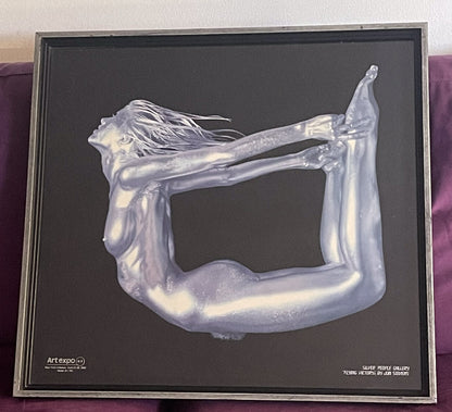 RARE Jon Stevens Silver People ArtExpo Promo 1982 Avant Garde Art Hyperrealism1
