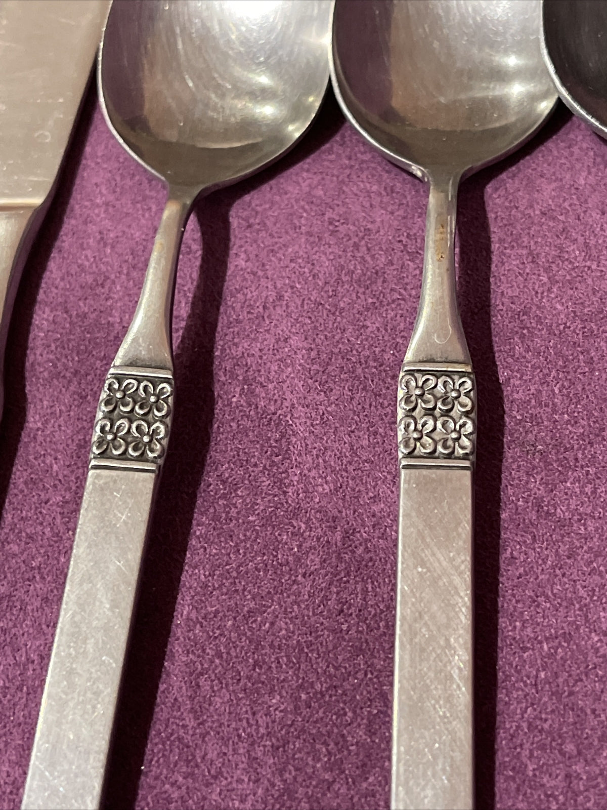 Northlands Japan Stainless Flatware FLING Pattern 30 Piece MCM Vintage MIXED LOT2