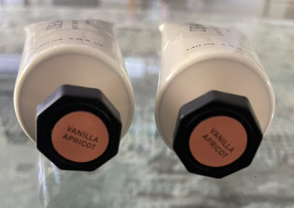JOSIE MARAN Vanilla Apricot Argan Oil Body Butter 4.6 fl oz TWO TUBES SEALED NEW1