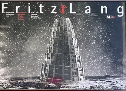 Rare 2001 Berlin Int’l Film Festival Fritz Lang Retrospective Poster METROPOLIS0