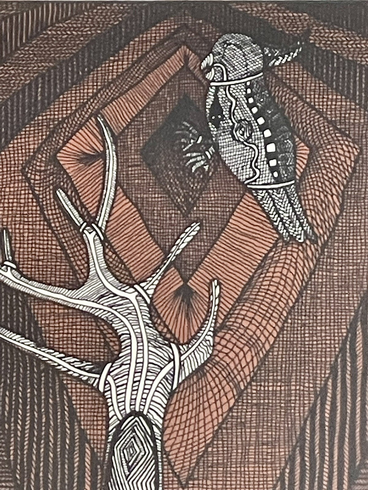 BIGGIBILLA Aboriginal Australia Indigenous Fine Art Diptych Print 1990 41/754