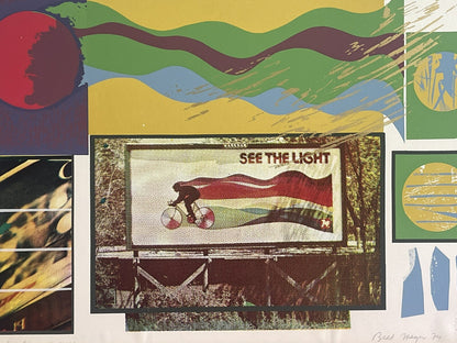 Bill Meyer Australia 1977 Fine Art Print “And God Saw The Light” 15/35 Bicycle1