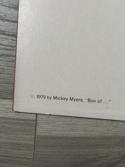 1979 Pop Art Mickey Myers 29” x 39” Crayola "Box of Crayons" Choice Eds Poster7