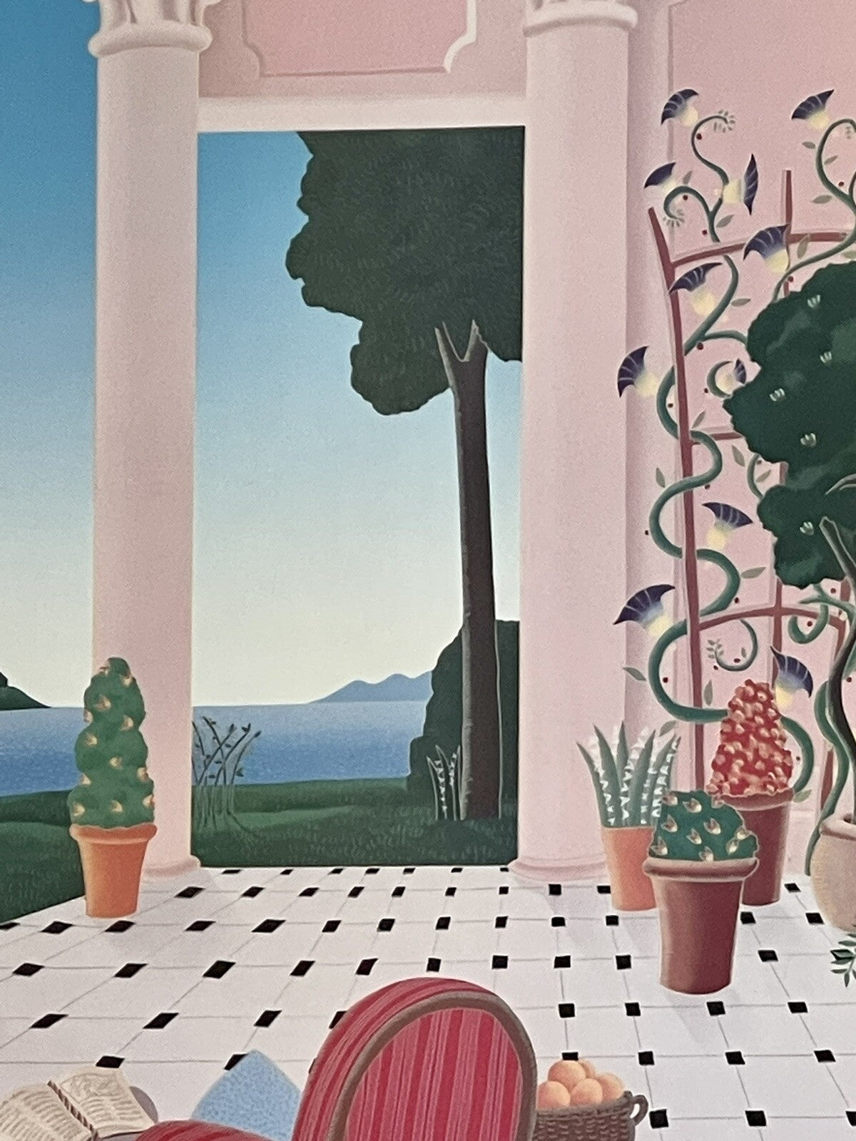NATCHEZ 1987 Thomas McKnight Modernist Fine Art Print Pop Art Graphics 32” x 30”2