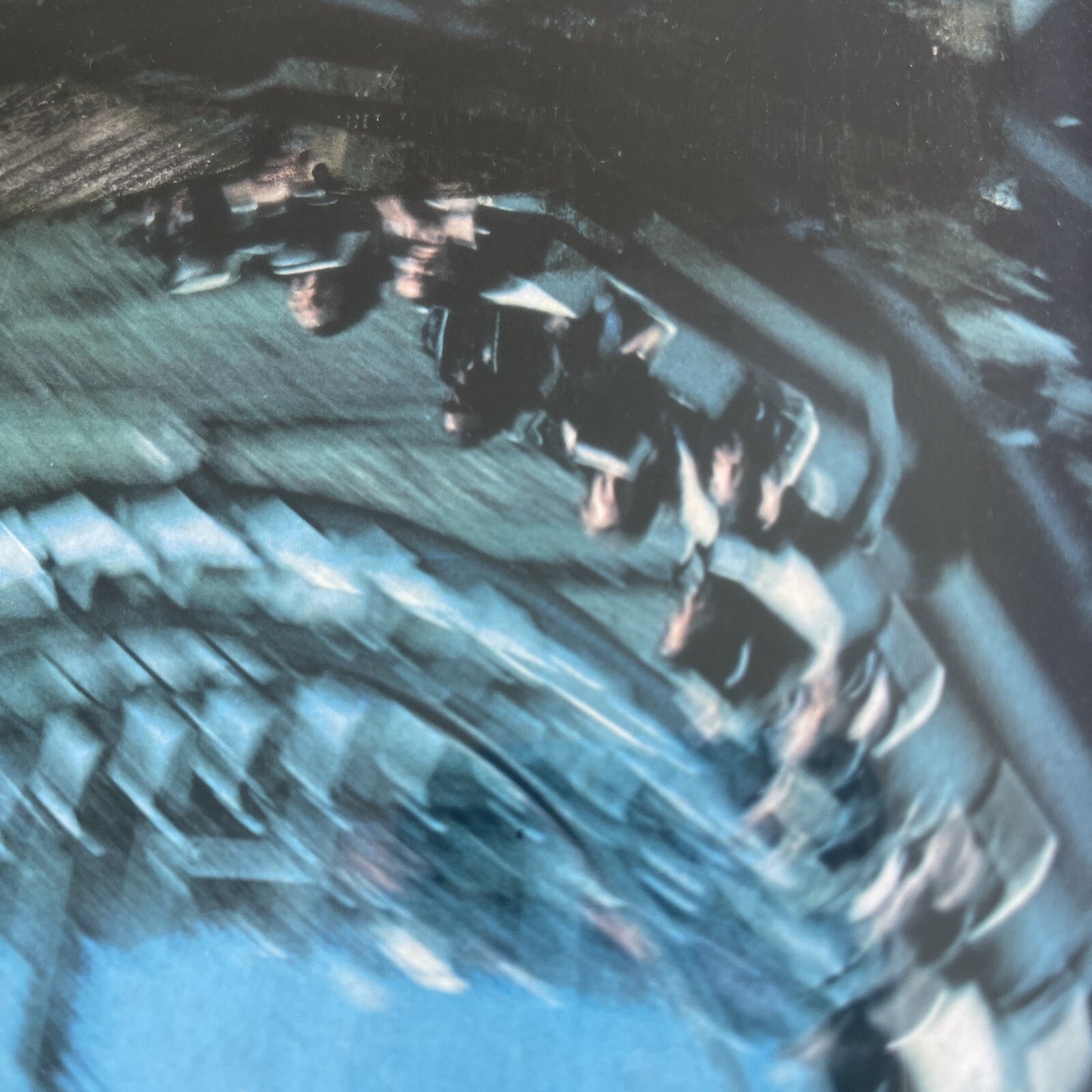 Orig 1978 Mixed Media Art “Ferris Wheel” Photography Manipulation Painted Signed5