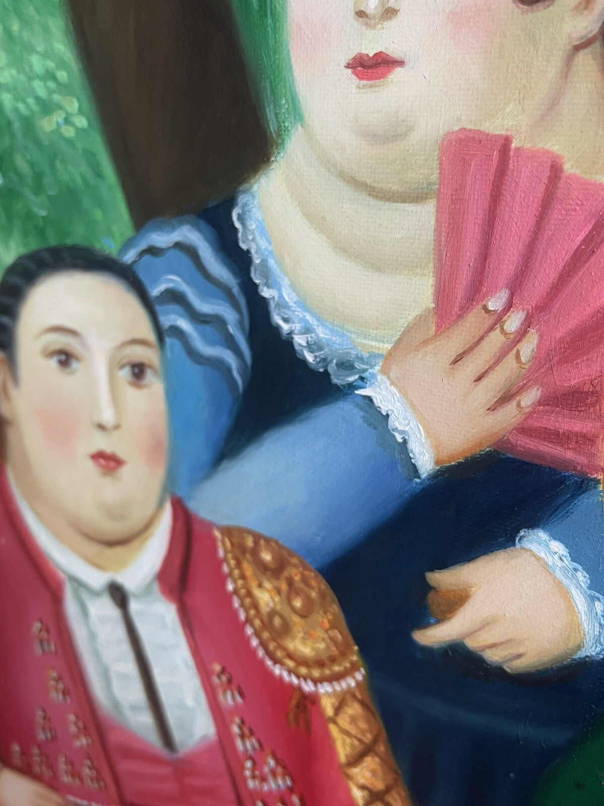 After Fernando Botero “Lefty & Gang” Ornately Framed Iconic Canvas Reproduction4