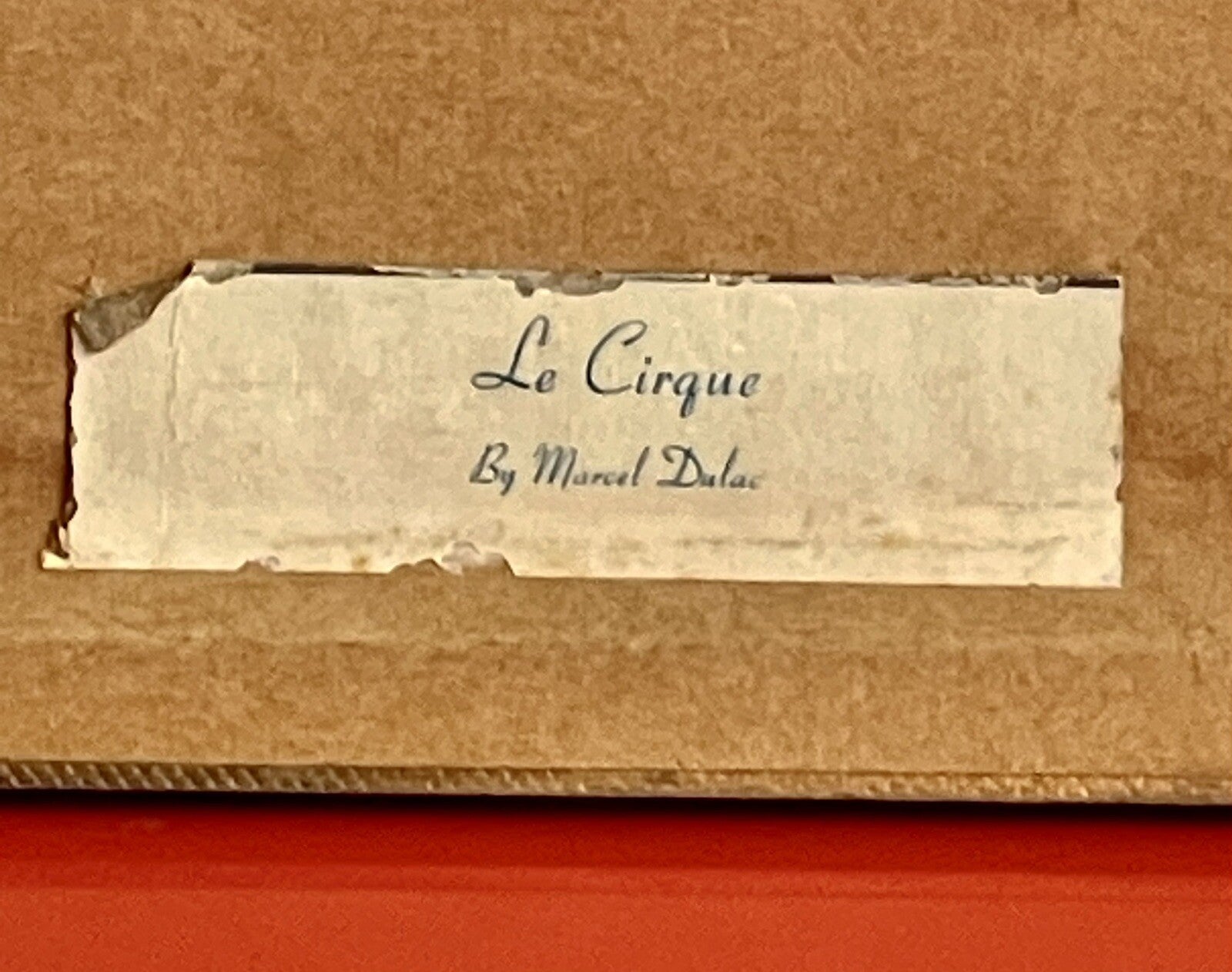 Fine Art Circus Litho Midcentury MCM MARCEL DULAC “Le Cirque” Vintage Clowns7