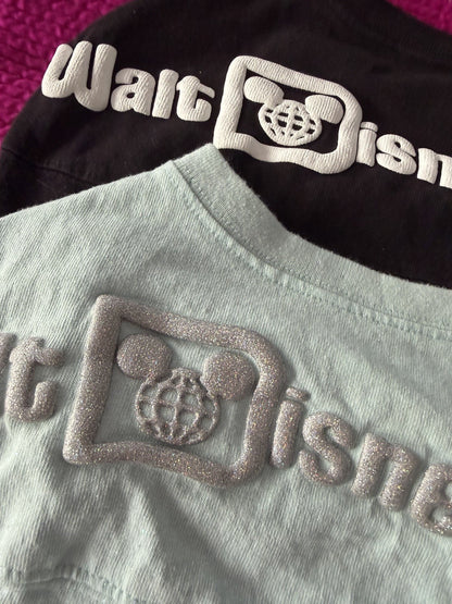Disney Dog Pet Spirit Jersey Size Large (x2) Black & Aqua Disneyland NWOT1