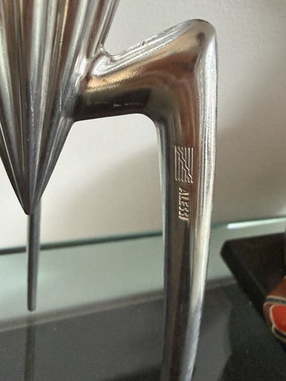 Alessi Philippe Starck Orange Juice Citrus Squeezer Polished Aluminum $150 MSRP1