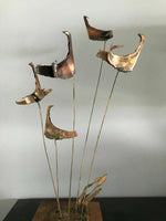 Modernist Jere Style BIRD Kinetic Sculpture MCM ABSTRACT Brutalist 17" ESTATE